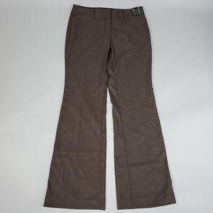 NWT 7th Avenue NYC Signature Brown Trouser 10 Tall